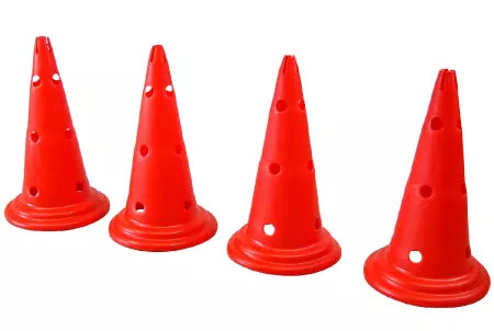 Lot de 4 cônes marqueurs