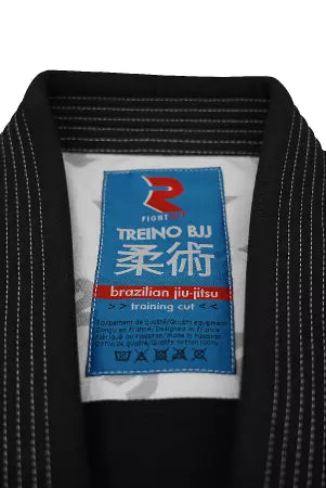 Tenue de BJJ Treino Fightart blanc/bleu/noir