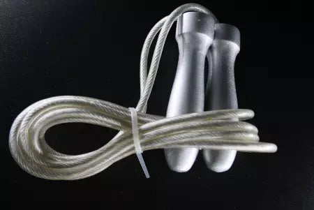 Corde à sauter câble avec poignées métal