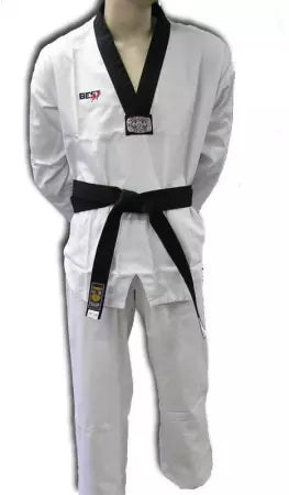 Dobok Best Angels Blanc avec col noir ou Blanc avec col blanc