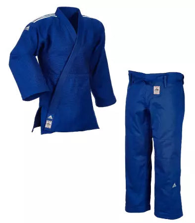Judo adidas Champion II IJF blanc ou bleu