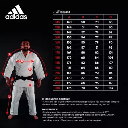 Judo adidas Champion II IJF blanc ou bleu