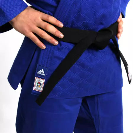 Judo adidas Champion II IJF blanc ou bleu