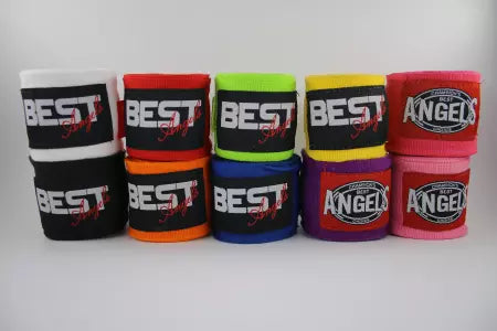 Paire de Bandage De Boxe Best Angels Pour Compétition avec Velcro