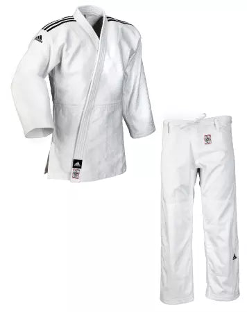 Judo adidas Champion II IJF blanc ou bleu